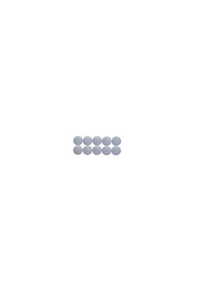 MAUL Round Shape Magnets, D20Mm, 0.30 Kg Force, 10 Pcs/Set, Solid - Grey