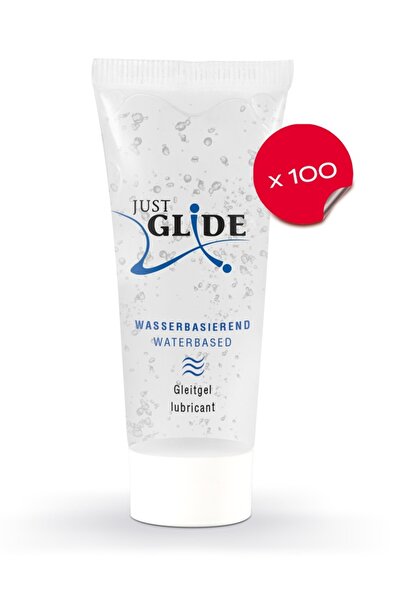 Just Glide Συσκευασία Jg Water 20 ml x 100 Just Glide, διαφανές