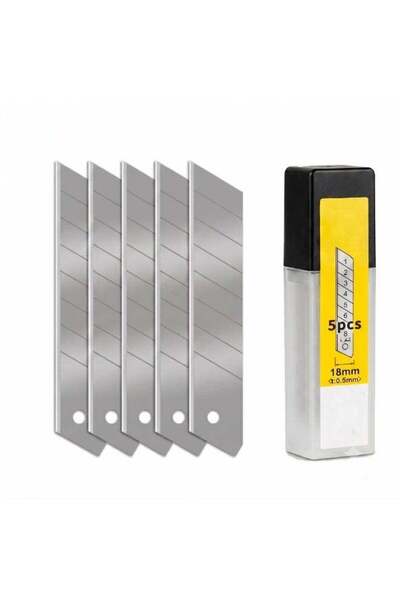 Generic 18mm SK5 Carbon Steel Snap-Off Utility Knife Blades – Universal Repla...