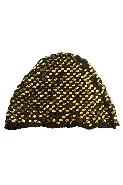 Generic Brand Women's Summer Sequined Braided Mesh Bohemian Bonnet Headgear