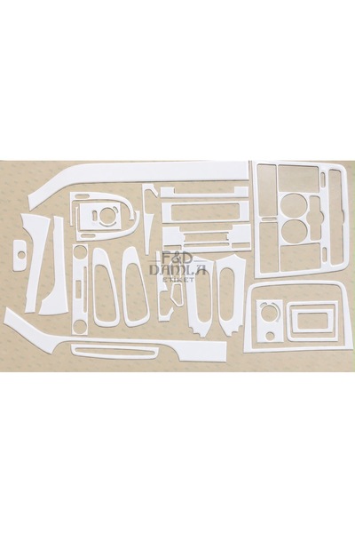 FD Damla Etiket Mercedes Vito 2004-2015 Dashboard Console Trim Front Chest Ma...