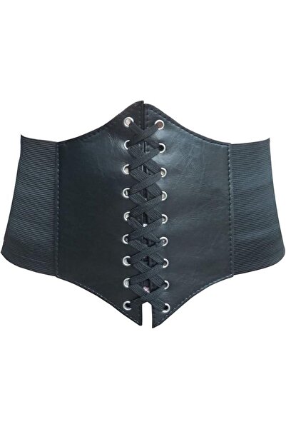 GENERAL Hoerev Corsets Belt Tops Leather Vest Pirate Halloween Costume Lace U...