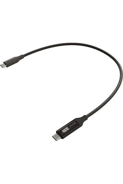Ubiquiti Καλώδιο USB 2.0 USB-C Αρσενικό - USB-C Μαύρο 0,3μ UACC-Cable-USB-100...