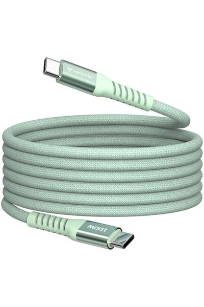 Verbatim Πλεγμένο / Μαγνητικό / Σπιράλ Καλώδιο USB 2.0 USB-C Αρσενικό - USB-C...
