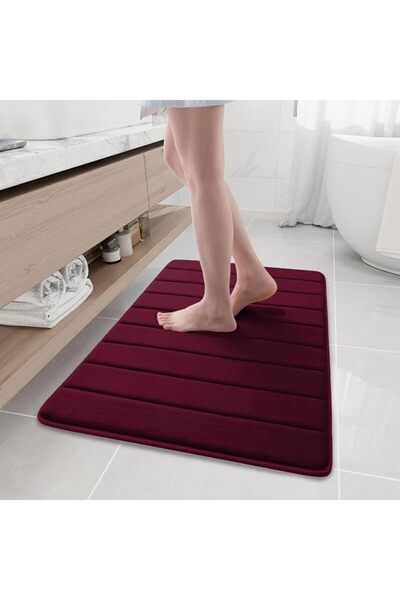 Buganda Memory Foam Bath Mat Rug, 24" x 16", Ultra Soft and Non-Slip Bathroom...