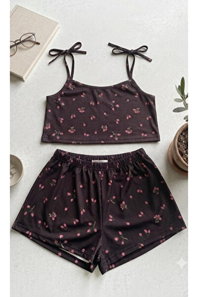 PEMBİŞ HOMEWEAR ŞORT TAKIMI SZNSNU
