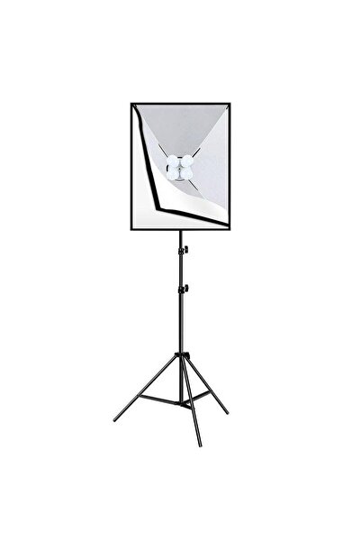 PULUZ Softbox Lighting Tripod Kit PU5071EU, 20W, 5700K, 50x70cm, Black