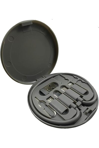 Zalujmus كابل بيانات متعدد الوظائف لأجهزة لايتنينج، ومنفذ USB-C، ومنفذ مايكرو...