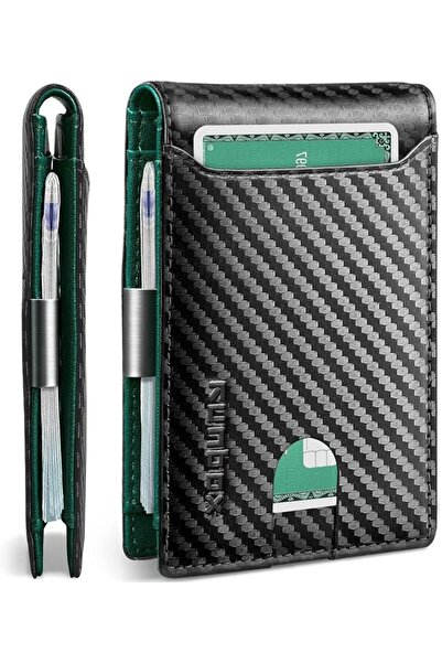 Runbox Top Layer Genuine Cowhide Leather Wallet for Men Slim Mens Wallet-Mone...