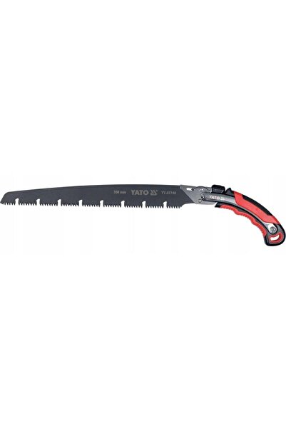 yato YT-87740 Garden Pruning Saw 350 mm SK5 Steel, 3-Edge Teeth, with Sheath