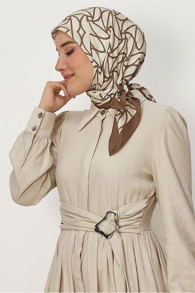 Alvina Patterned Floş Eşarp 8654