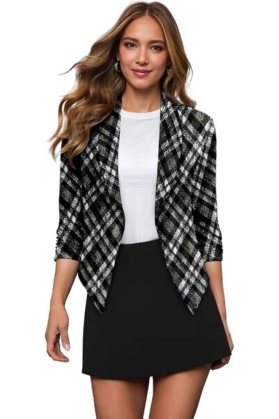 Hybrid & Company womens Classic Classic | Classic peplum silhouette, double l...