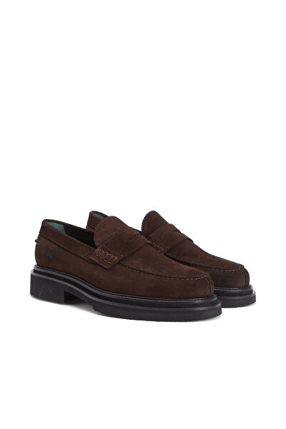 George Hogg Kahverengi Erkek Süet Loafer