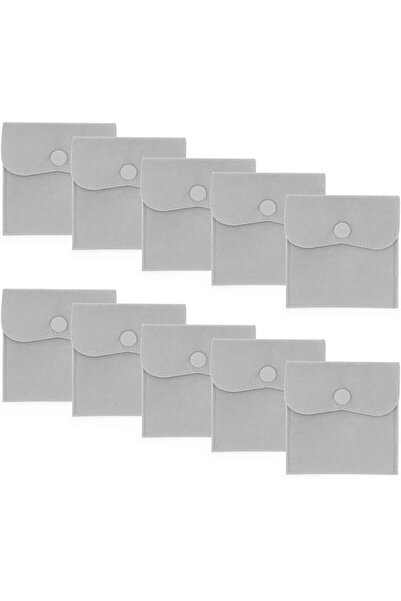 GENERAL Hsiwto Pack of 10 Velvet Jewelry Pouch Storage Bags Portable Jewelry ...