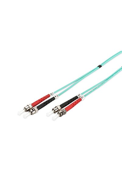 Digitus DK-2511-02/3 OM3 LSZH Duplex Fiber Optic Cable, 2m, Blue