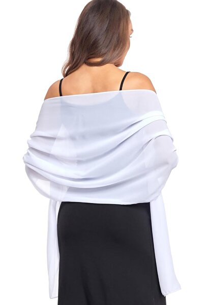 GENERAL Soft Chiffon Scarfs Shawls and Wraps for Evening Dresses Wedding Shaw...