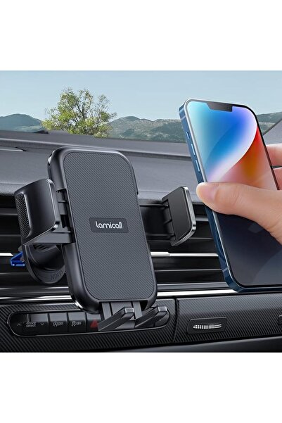 Lamicall Wider Clamp & Metal Hook Car Phone Holder Vent Accessories | [Thick ...