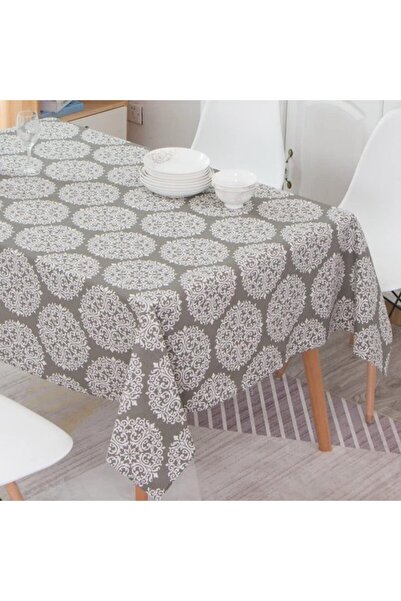 Generic Brand Rectangular tablecloth, linen texture, washable, oil-resistant,...
