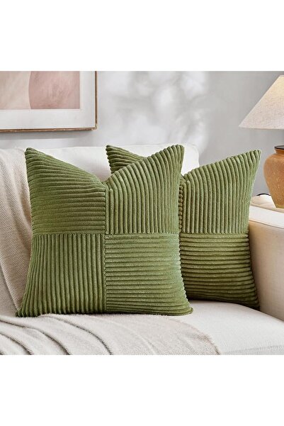 Fancy Homi 2 Packs Rust Boho Decorative Throw Pillow Covers 18x18 Inch for Co...