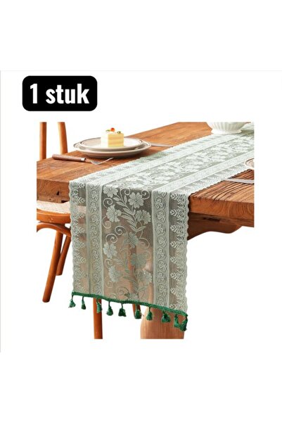 Generic Brand piece - Tablecloth - Lace Table Runner - 30x260 cm - Lace Tasse...