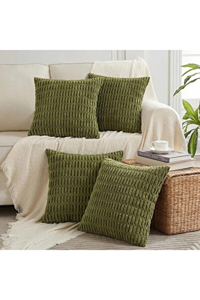 Fancy Homi 4 Packs Boho Black Decorative Throw Pillow Covers 18x18 Inch for L...
