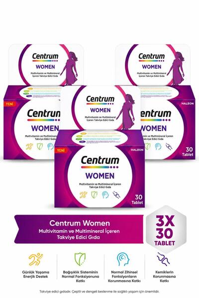 Centrum Women 30 Tablet 3 Adet