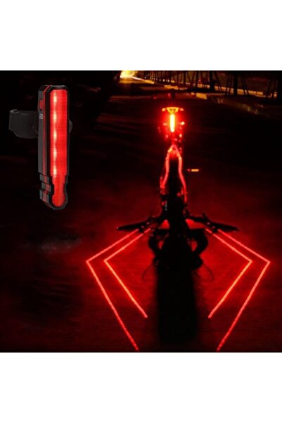 STARSTAR USB rechargeable laser taillight 6 modes.