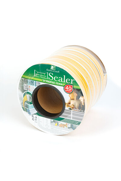 Alista Home Window and Door Insulation Tape, 40 m, D-profile 14x12 mm, self-a...
