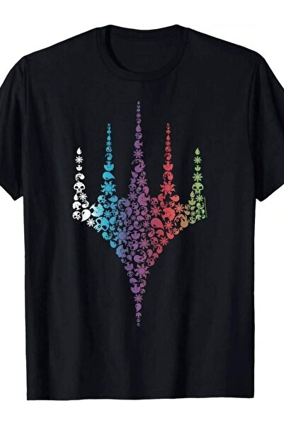 2BIR T-Shirt Men's Women's 100% Cotton 180gsm Heavyweight Crew Neck Tee Logo-...