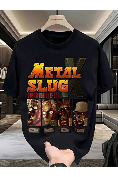4Car Men's Women's Metal Slug-Inspired T-Shirt Vintage Arcade Character Icons...