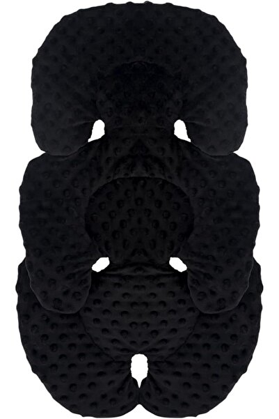 KAKIBLIN Reversible Baby Car Seat Insert,Head and Body Cushion(Black) | Soft ...