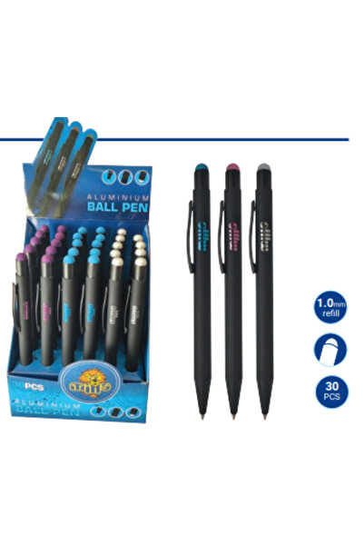 MC Micostore Milla Touch aluminum ballpoint pen 1mm