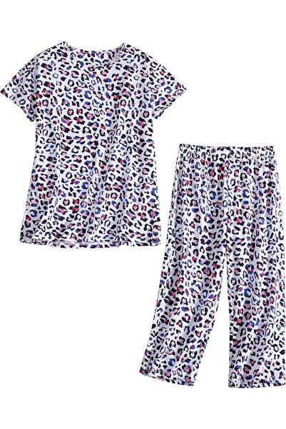 GENERAL PNAEONG Women’s Pajama Set - Sleepwear Tops with Capri Pants Casual a...
