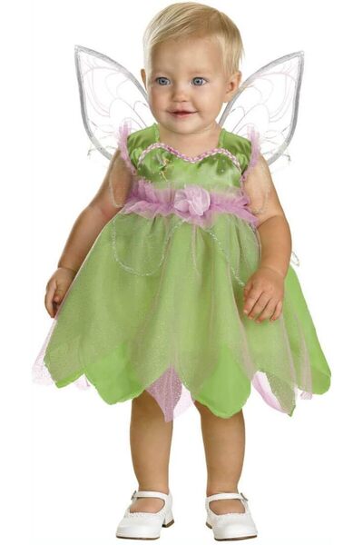 Party Centre Disney Baby Tinkerbel Classic Infant Costume, Red,12-18 Months