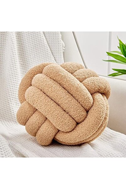 Uvvyui Knot Pillow Ball, Soft Home Decorative Round Throw Pillow, Handmade Kn...