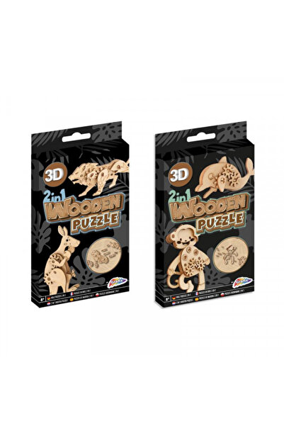 MC Micostore Puzzle lemn 2in1 3D -10cm Grafix