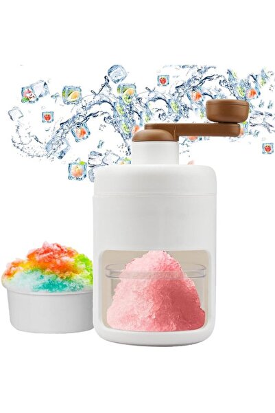 STARSTAR Manual ice shaver/crusher, household ice crusher with collection bin...