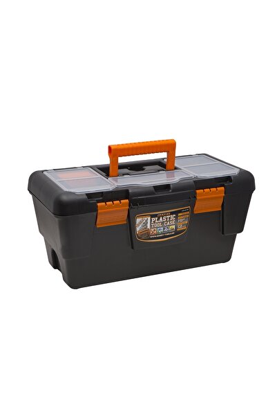Alista Home Cutie de scule din plastic de 19 inch cu organizator cu 7 compart...