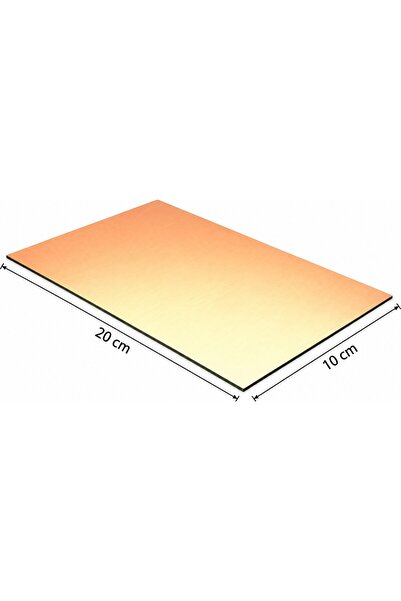 OEM 10X20 Bakırlı Plaket Deliksiz – Tek Yüzlü Pcb Baskı Devre Plaketi