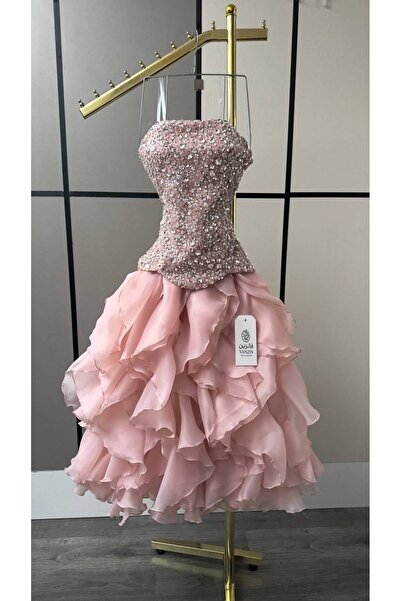 GORI FASHION High-End Sequin Dress Luxurious Cloche Gown for Mature Women