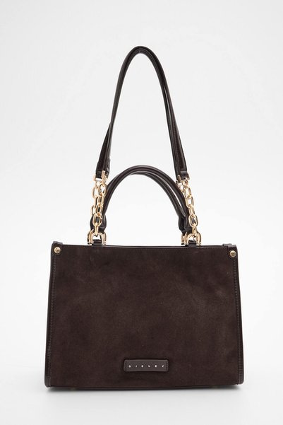 Sisley حقيبة كتف نسائية باللون البني SLY494
