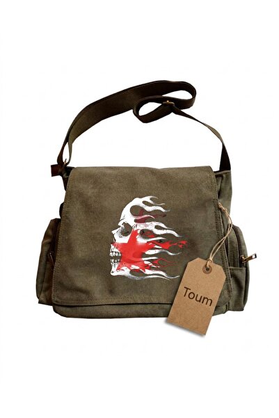 Touz Moda Gothic Printed Unisex Messenger Bag