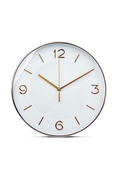Alista Home Ceas de perete analogic silențios, 30 cm, sticlă, design modern, ...