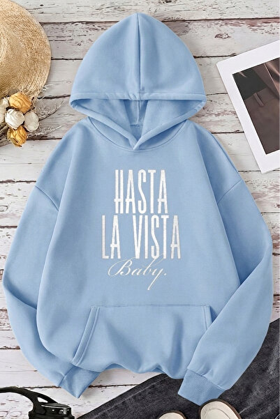 uyguntarz Unisex Printed Oversize Hoodie Hooded Sweatshirt
