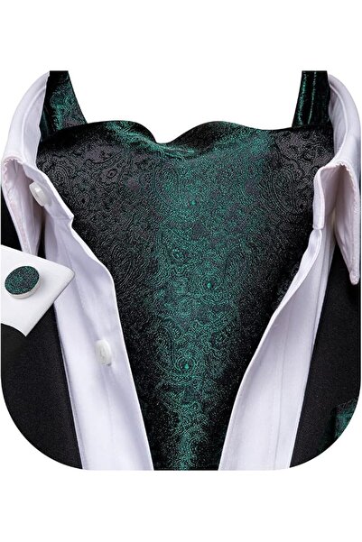 Dubulle Cravat Ties for Men with Pocket Square and Cufflinks Ascot and Handke...