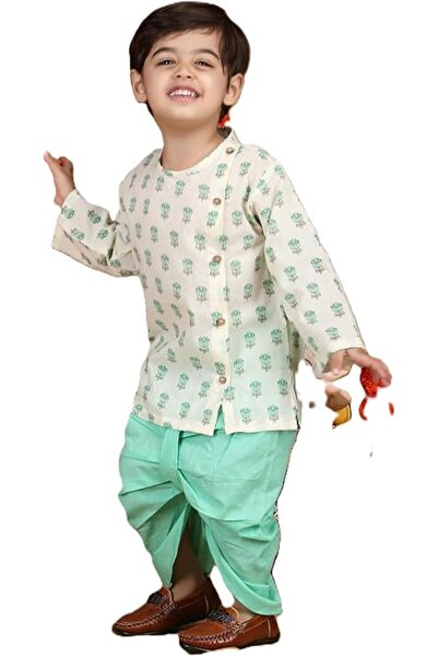 Polka Tots unisex-baby Festive Angrakha-1299_1 Angrakha Full Sleeve (pack of 2)