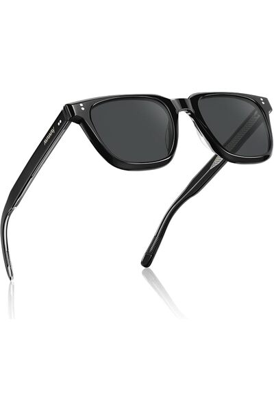 AVAWAY Polarized Sunglasses for Men UV400 Protection, Trendy Square Acetate F...