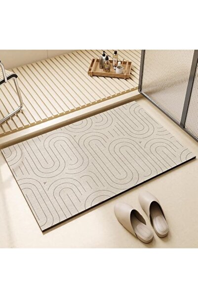 Aissiora Bathroom Mat Non Slip Super Absorbent Stain Resistant Quick Dry Thin...
