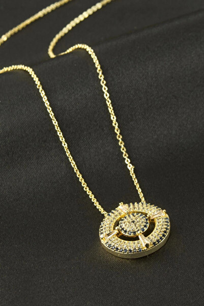 SORA GROUP Eye Zircon Stone Necklace