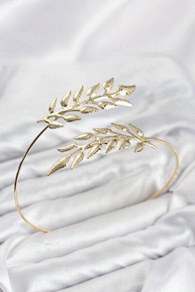 SORA GROUP Pazu Bracelet Gold Color Brass Olive Branch Model